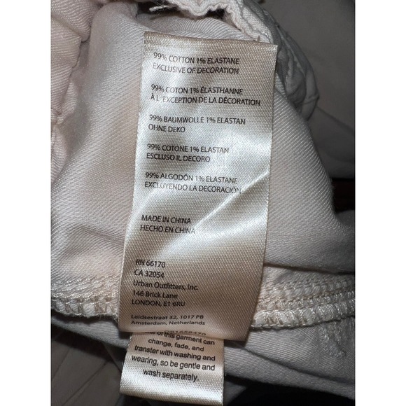 Anthropologie‎ Pilcro Rustic Pull On Floral Embroidered Pants Size XS - Picture 8 of 10